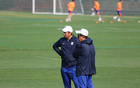 泰山隊27人合練，三人恢復(fù)中，后腰位置調(diào)整待定。