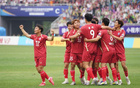 徐州勝連云港2:1，2萬(wàn)2千余球迷現(xiàn)場(chǎng)見證。