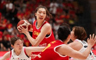 中國女籃三連勝，張子宇、韓旭共得36分。