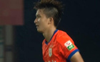 梅開二度，泰山B隊王昊斌獲中乙第16輪MVP。