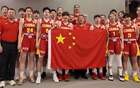 中國女籃亞洲杯，張子宇搶眼，楊舒予英姿颯爽，合影亮相