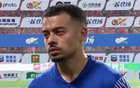 李可感謝國安球迷，重返球場，熱情歡迎。