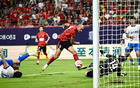 費(fèi)利佩雙球，成都勝山東，八月戰(zhàn)首捷。