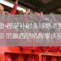 哈迪-穆薩補時頭球絕殺費內(nèi)巴切 范佩西怒吼揮拳慶祝